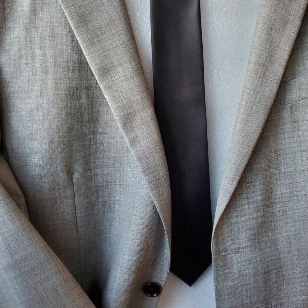 MICHAEL Michael Kors Elegant Formal Black Silk Tie - Picture 5 of 8